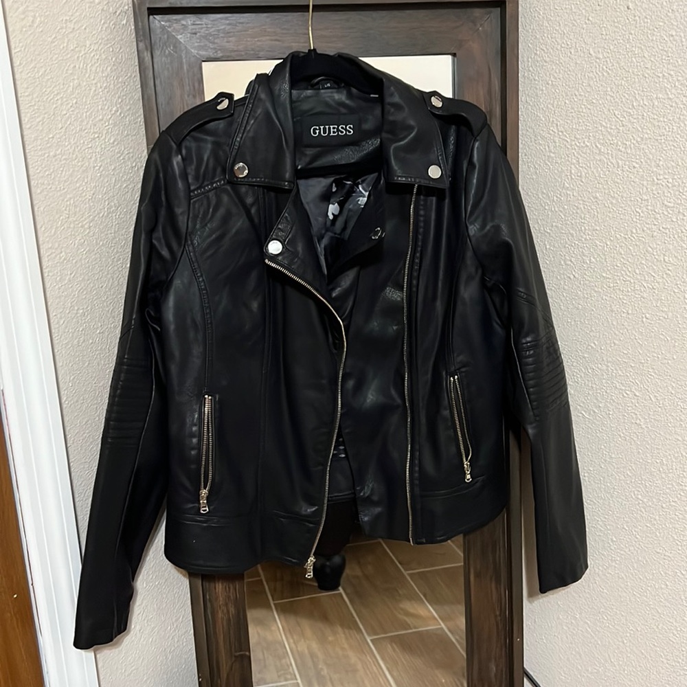 Guess leather jacket